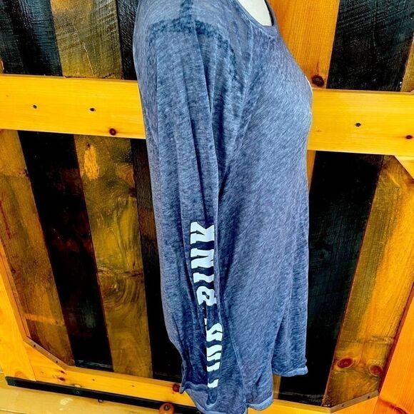 Victoria Secret PINK  sheer long sleeved top sz M - Picture 5 of 6